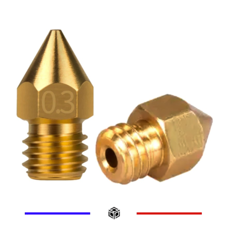 Buse 0.3mm MK7 MK8 1.75mm laiton