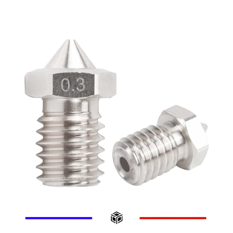 Buse 0,3mm E3D V6 V5 1,75mm Titane
