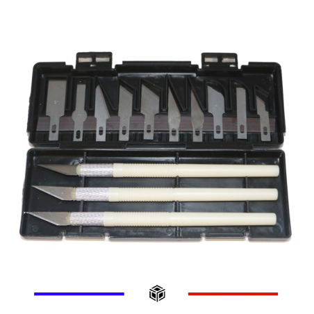 PACK DE 3 SCALPELS ET 10 LAMES