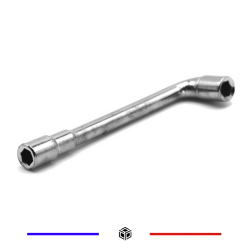 Clé à pipe débouchante 7mm pour buse Clé à pipe débouchante 7mm pour buse