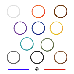 Échantillons PLA MAT 1.75mm