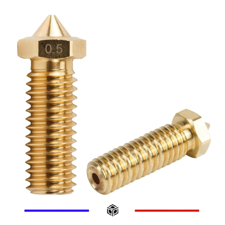 Buse E3D volcano 0.5mm Laiton 1.75mm