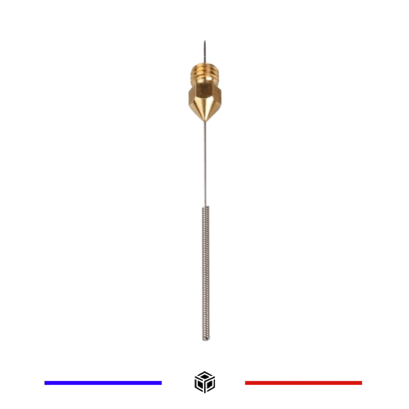 Aiguilles de nettoyage 0.4mm pour buse d'imprimante 3D Aiguilles de nettoyage 0.4mm pour buse d'imprimante 3D