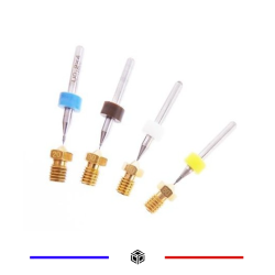 Lot de 4 foret de nettoyage pour buse Bouchée