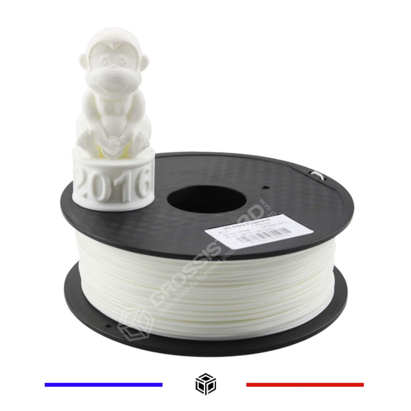 Fil 3D 1 Kg PLA 3.00 mm Blanc Neige