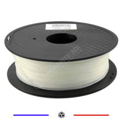 Filament 3D Blanc Flexible 1.75 mm