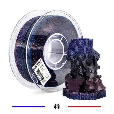 Fil 3D PLA MULTICOLORE PAILLETTE INTERSTELLAR 1 Kg 1.75mm