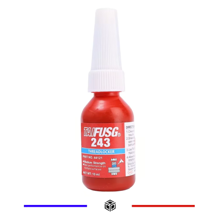 Pâte anti desserrage - bleu - 243 - puissance moyenne