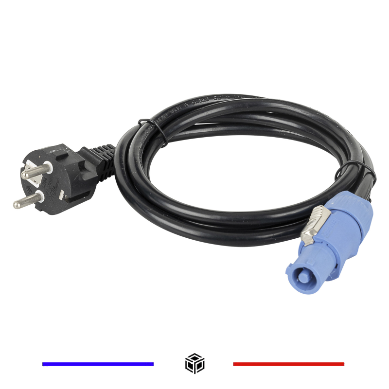 Cable d'alimentation PowerCon - longueur 2m - 1,5mm2 Cable d'alimentation PowerCon - longueur 2m - 1,5mm2