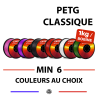 Lot de 6 bobines de PETG en 1,75mm - couleurs au choix