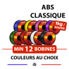 Gros lot de bobines d'ABS 1kg - 12 bobines de filament 3D - 1,75mm - couleurs au choix