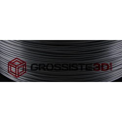Filament 3D Soie (Silk) Gris Noir Dark 1.75 mm par 10 mètre