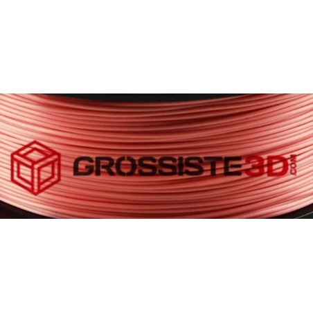 Filament 3D Soie (Silk) Rouge 1.75 mm par 10 mètre
