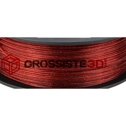 Filament 3D paillette Rouge Scalet PLA 1.75 mm au mètre
