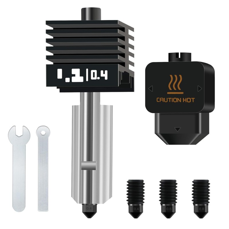 Kit hotend pour imprimante 3D Bambu Lab P2S - 0,4mm - acier trempé Kit hotend pour imprimante 3D Bambu Lab P2S - 0,4mm - acier trempé