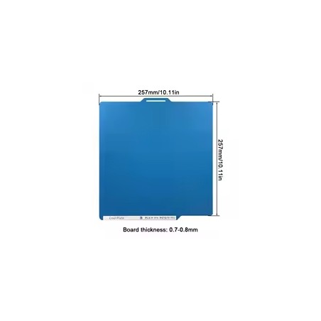 Plateau cool plate pour imprimante 3D Bambu Lab X1, P1P et A1