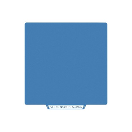Plateau double face bleu à température basse - Pour imprimante 3D Flashforge AD5X - 235x235mm
