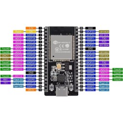 ESP32 WROOM-32 38 broches Micro USB CP2102 – Carte développement