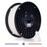 Filament en bobine de 10kg, certifié au contact alimentaire PETG, couleur blanche.
