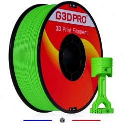 Bobine de filament PETG Vert 1 kg – G3D PRO®