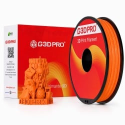 Détail du filament PLA Orange Fluo 500 g