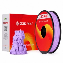 Détail de la matière du filament PLA lavande pour imprimante 3D
