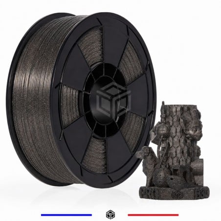 Filament PLA Pailleté Noir 1 kg pour impression 3D – G3D PRO®
