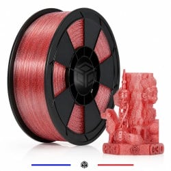 Filament PLA Pailleté Rouge 1 kg pour impression 3D – G3D PRO® Filament PLA Pailleté Rouge 1 kg pour impression 3D – G3D PRO®