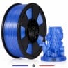 516 - Filament 3D paillette 1 Kg Bleu PLA 1.75 mm