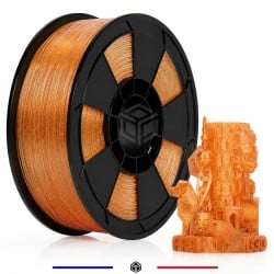 Filament PLA Pailleté Orange 1 kg 1,75 mm – Grossiste 3D Filament PLA Pailleté Orange 1 kg 1,75 mm – Grossiste 3D