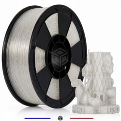 Filament PLA Transparent Pailleté 1 kg pour impression 3D – G3D PRO® Filament PLA Transparent Pailleté 1 kg pour impression 3D – G3D PRO®