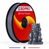 Bobine de filament PLA Silk Glossy Argent Gris 500 g 1.75 mm – G3D PRO®