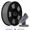 Détail du filament TPU gris souple et flexible en diamètre 1,75 mm