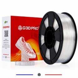 Bobine de filament TPU Flexible Transparent 1,75 mm