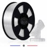 Détail du filament TPU transparent souple et flexible en diamètre 1,75 mm
