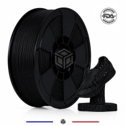 Bobine de filament TPU Flexible Noir 1,75 mm FDA Contact alimentaire Bobine de filament TPU Flexible Noir 1,75 mm FDA Contact alimentaire
