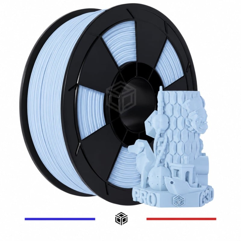 Fil 3D PLA Pastel 1 Kg 1.75 mm Bleu Fil 3D PLA Pastel 1 Kg 1.75 mm Bleu