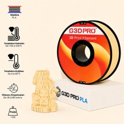 PLA Pastel Mat Peau Skin 1.75 mm - 1Kg | Grossiste 3D
