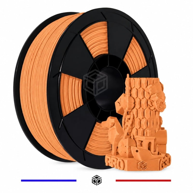 Fil 3D PLA Pastel 1 Kg 1.75 mm Orange Pêche Fil 3D PLA Pastel 1 Kg 1.75 mm Orange Pêche
