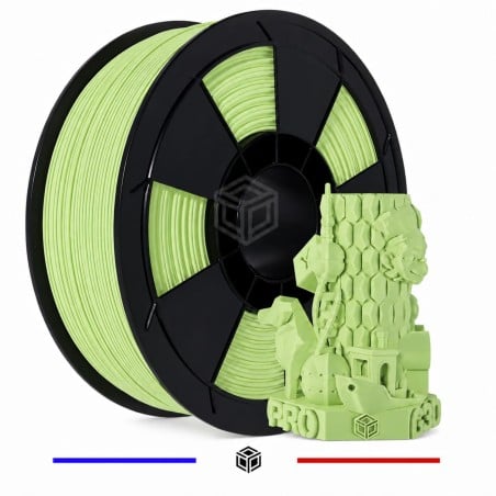 Fil 3D PLA Pastel 1 Kg 1.75 mm Vert Pomme