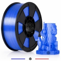 Filament 3D PLA Translucide 1 Kg Bleu 1.75mm Filament 3D PLA Translucide 1 Kg Bleu 1.75mm