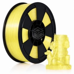 Filament 3D PLA Translucide 1 Kg Jaune 1.75mm Filament 3D PLA Translucide 1 Kg Jaune 1.75mm