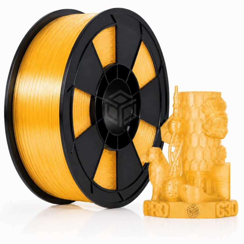 Filament 3D PLA Translucide 1 Kg Orange 1.75mm
