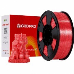 Filament PLA Translucide Rouge 1 Kg – 1.75 mm | Grossiste 3D