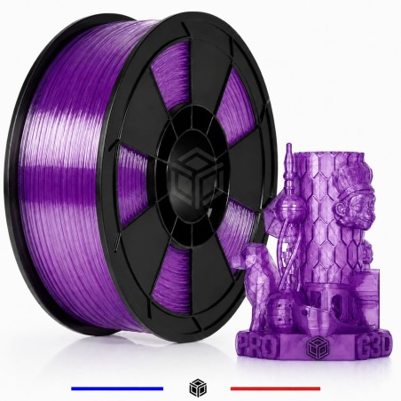 Filament 3D PLA Translucide 1 Kg Violet 1.75mm