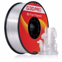 Fil 3D PLA 1 Kg 1.75 mm Transparent