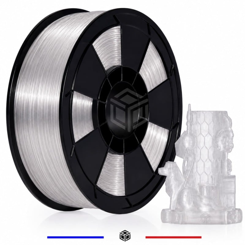 Fil 3D PLA 1 Kg 1.75 mm Transparent Fil 3D PLA 1 Kg 1.75 mm Transparent
