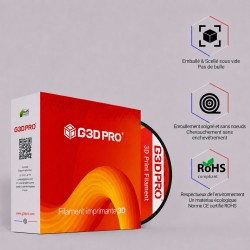 Fil 3D ABS 500g 1.75mm Gris