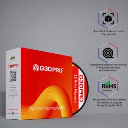 Filament 3D ABS Noir 1,75 mm – Bobine 500 g FDM