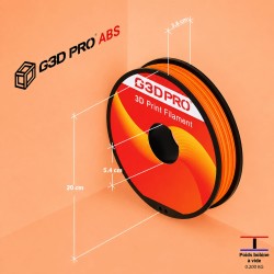 Fil 3D ABS 500g 1.75mm Orange